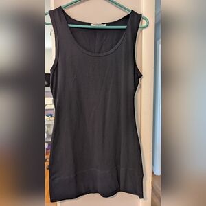 Jockey Black Scoop Neck Tank Mini Dress